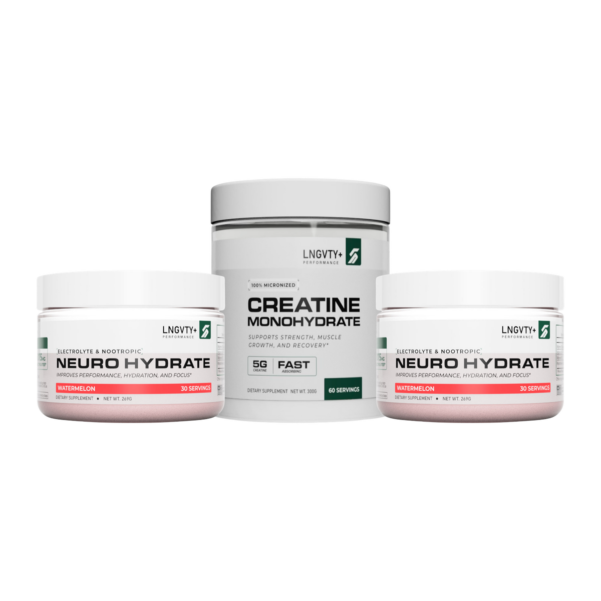 Hydration + Strength Stack product image on white background