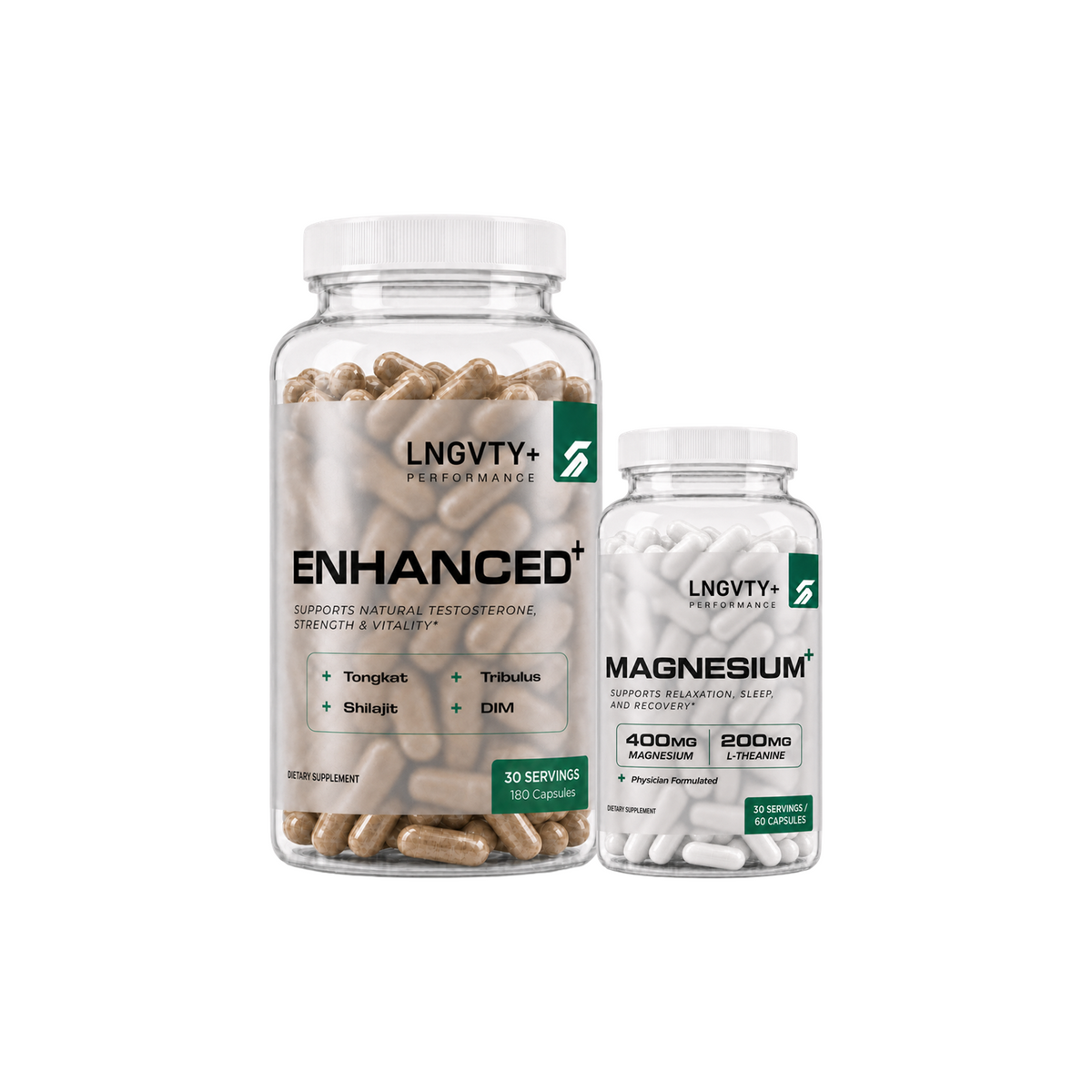 Daily Vitality and Recovery Stack product image on white background